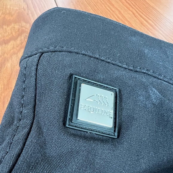 Black Equiline Full Grip Seat Breeches (only worn once) - Picture 6 of 6